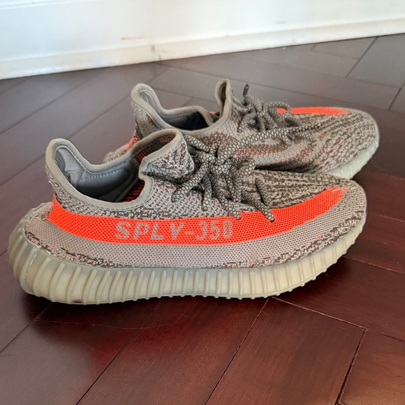Adidas Yeezy Boost 350 V2 with Orange Accent